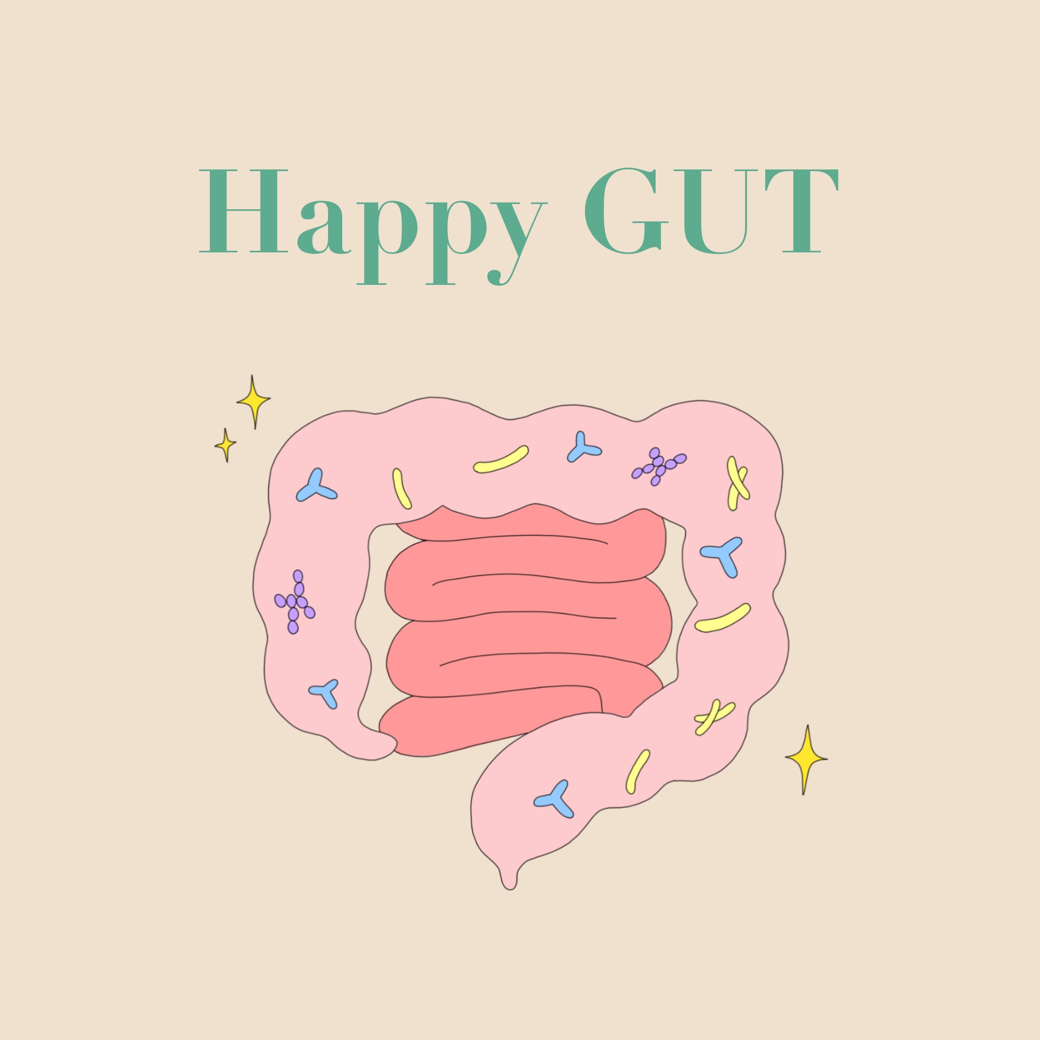 HAPPY GUT ハッピーは、腸の健康でキマる！