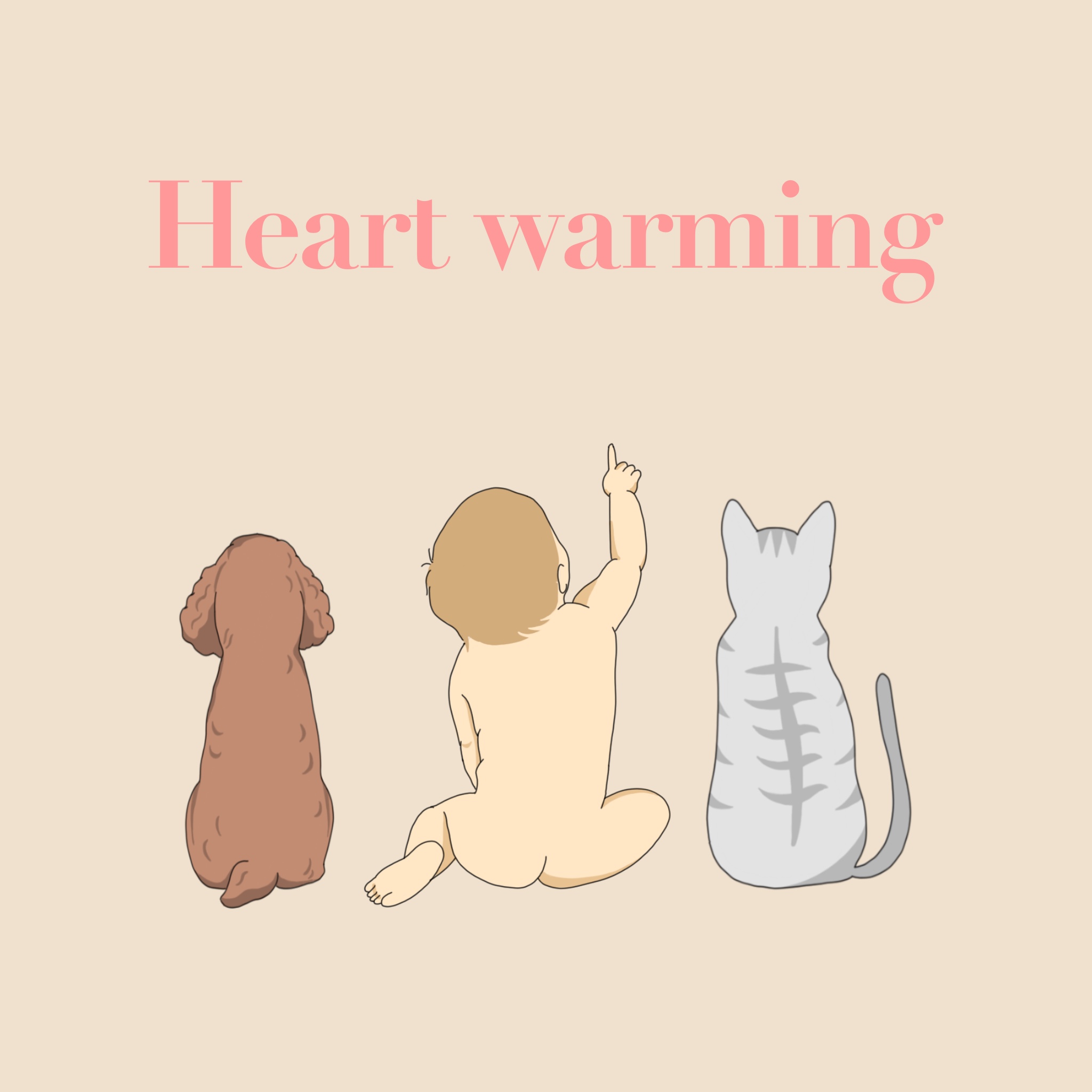 Heart Warming ペットとベビーへ、愛を贈ろう