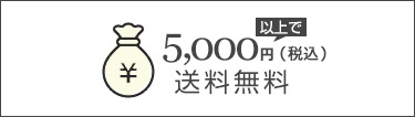 5,000円以上で送料無料